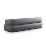 Jenny 3-Sitzer Sofa aus Chenille in Dunkelgrau (Perfect Harmony 90), 200x90 cm von Micadoni – Bild 4