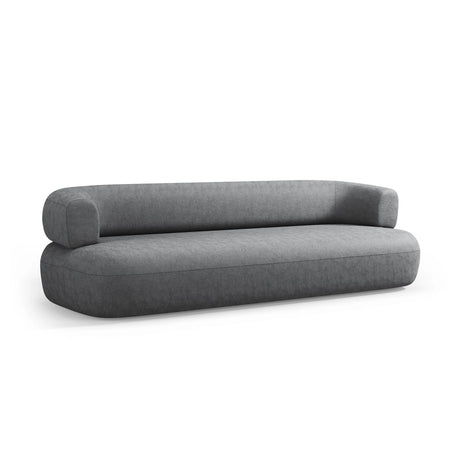 Jenny 3-Sitzer Sofa aus Chenille in Dunkelgrau (Perfect Harmony 90), 200x90 cm von Micadoni – Bild 5