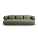Jenny 3-Sitzer Sofa aus Chenille in Grün (Perfect Harmony 39), 200x90 cm von Micadoni – Bild 1