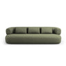 Jenny 3-Sitzer Sofa aus Chenille in Grün (Perfect Harmony 39), 200x90 cm von Micadoni – Bild 1