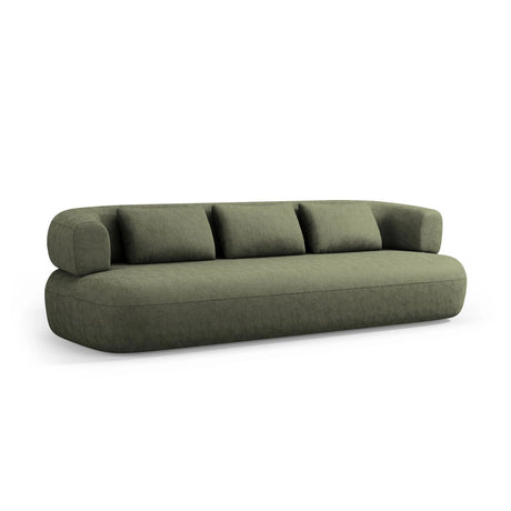 Jenny 3-Sitzer Sofa aus Chenille in Grün (Perfect Harmony 39), 200x90 cm von Micadoni – Bild 3
