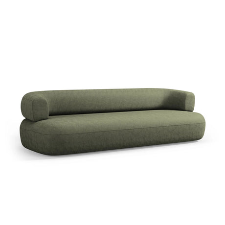 Jenny 3-Sitzer Sofa aus Chenille in Grün (Perfect Harmony 39), 200x90 cm von Micadoni – Bild 5