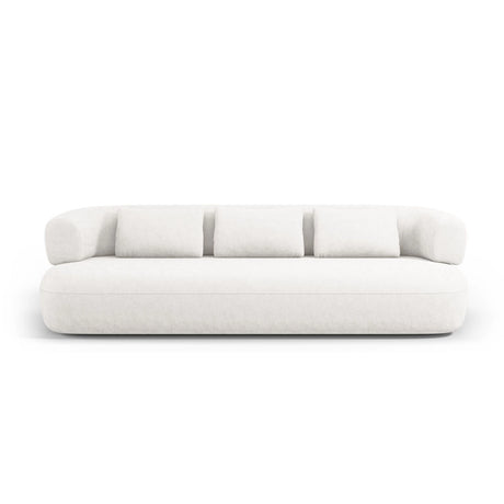 Jenny 3-Sitzer Sofa aus Samt, Chenille oder Boucle, 200x90 cm von Micadoni – Bild 1