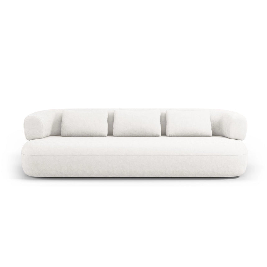 Jenny 3-Sitzer Sofa aus Samt, Chenille oder Boucle, 200x90 cm von Micadoni – Bild 1