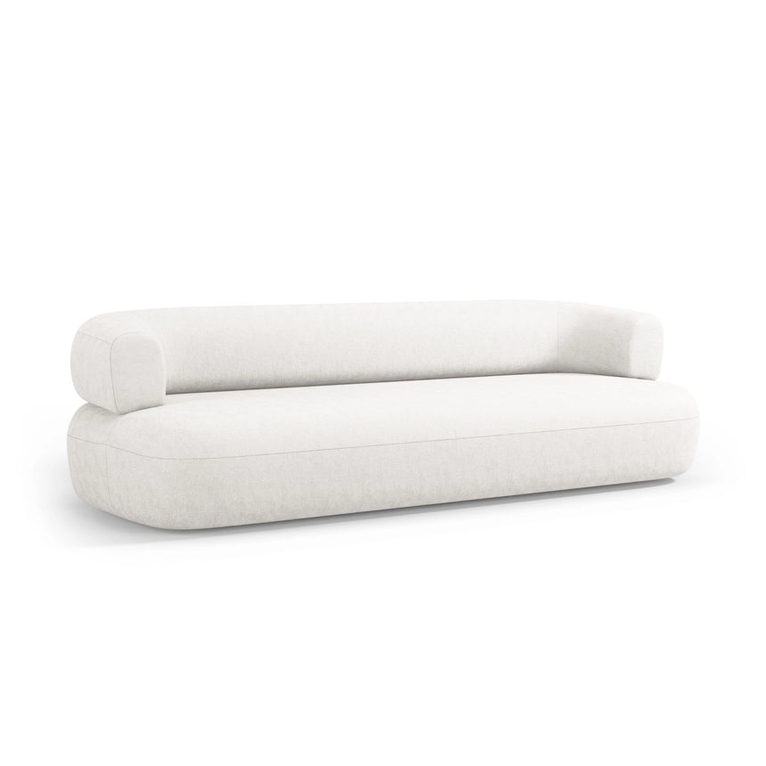 Jenny 3-Sitzer Sofa aus Samt, Chenille oder Boucle, 200x90 cm von Micadoni – Bild 5