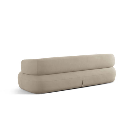 Jenny 3-Sitzer Sofa aus Samt in Beige (Salvador 1), 200x90 cm von Micadoni – Bild 6