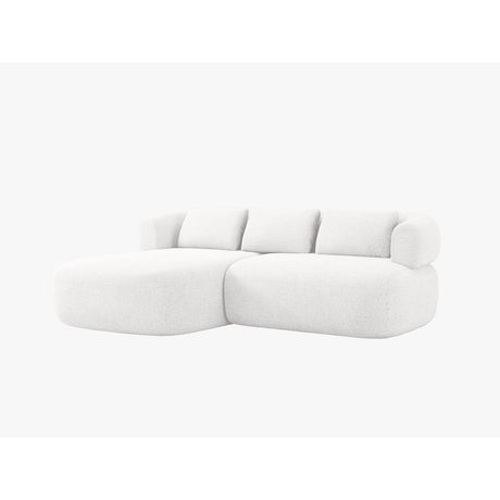 Jenny 5-Sitzer Ecksofa, Linke Seite, aus Boucle in Elfenbein (Now or Never 01), 200x145 cm von Micadoni – Bild 2