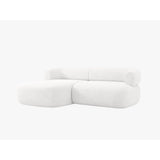 Jenny 5-Sitzer Ecksofa, Linke Seite, aus Boucle in Elfenbein (Now or Never 01), 200x145 cm von Micadoni – Bild 3