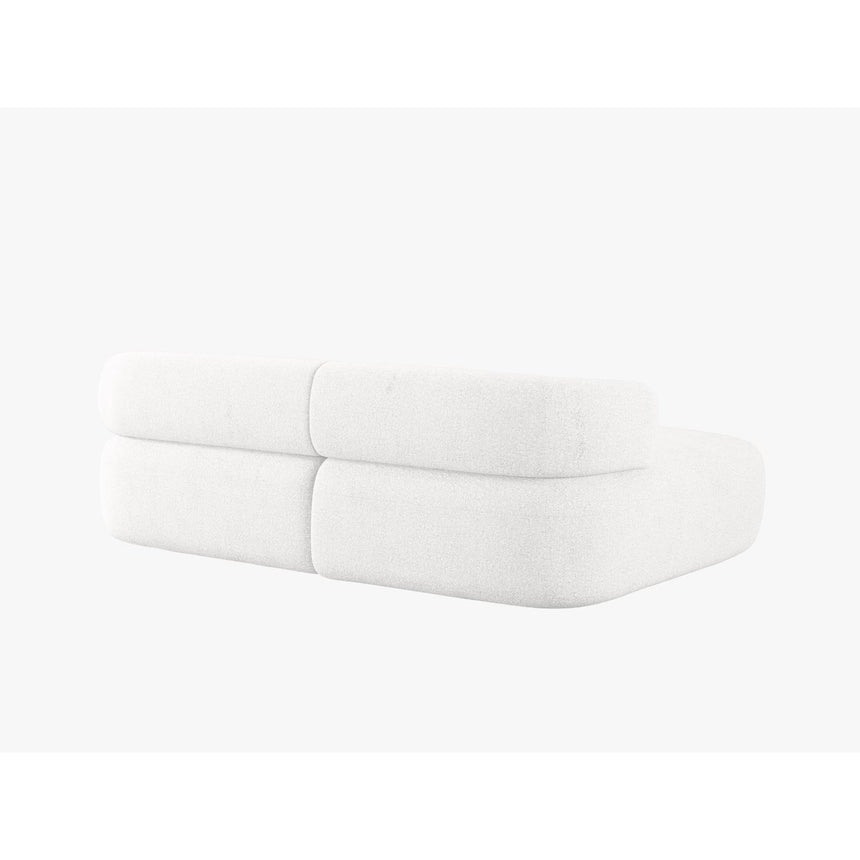 Jenny 5-Sitzer Ecksofa, Linke Seite, aus Boucle in Elfenbein (Now or Never 01), 200x145 cm von Micadoni – Bild 4