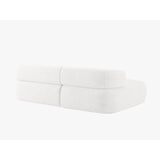 Jenny 5-Sitzer Ecksofa, Linke Seite, aus Boucle in Elfenbein (Now or Never 01), 225x145 cm von Micadoni – Bild 4