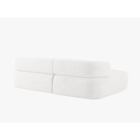 Jenny 5-Sitzer Ecksofa, Linke Seite, aus Boucle in Elfenbein (Now or Never 01), 225x145 cm von Micadoni – Bild 4