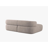 Jenny 5-Sitzer Ecksofa, Linke Seite, aus Boucle in Hellbraun (Now or Never 16), 200x145 cm von Micadoni – Bild 4