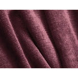 Jenny 5-Sitzer Ecksofa, Linke Seite, aus Chenille in Kirschholz (Perfect Harmony 59), 225x145 cm von Micadoni – Bild 5
