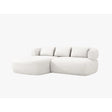 Jenny 5-Sitzer Ecksofa, Linke Seite, aus Samt, Chenille oder Boucle, 200x145 cm von Micadoni – Bild 2