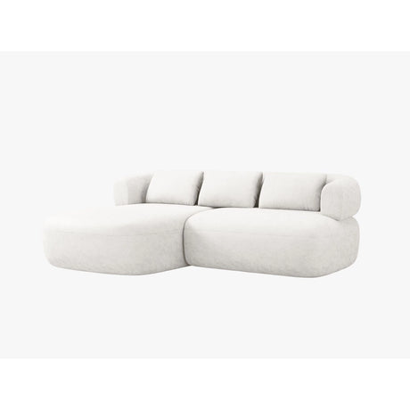 Jenny 5-Sitzer Ecksofa, Linke Seite, aus Samt, Chenille oder Boucle, 200x145 cm von Micadoni – Bild 2