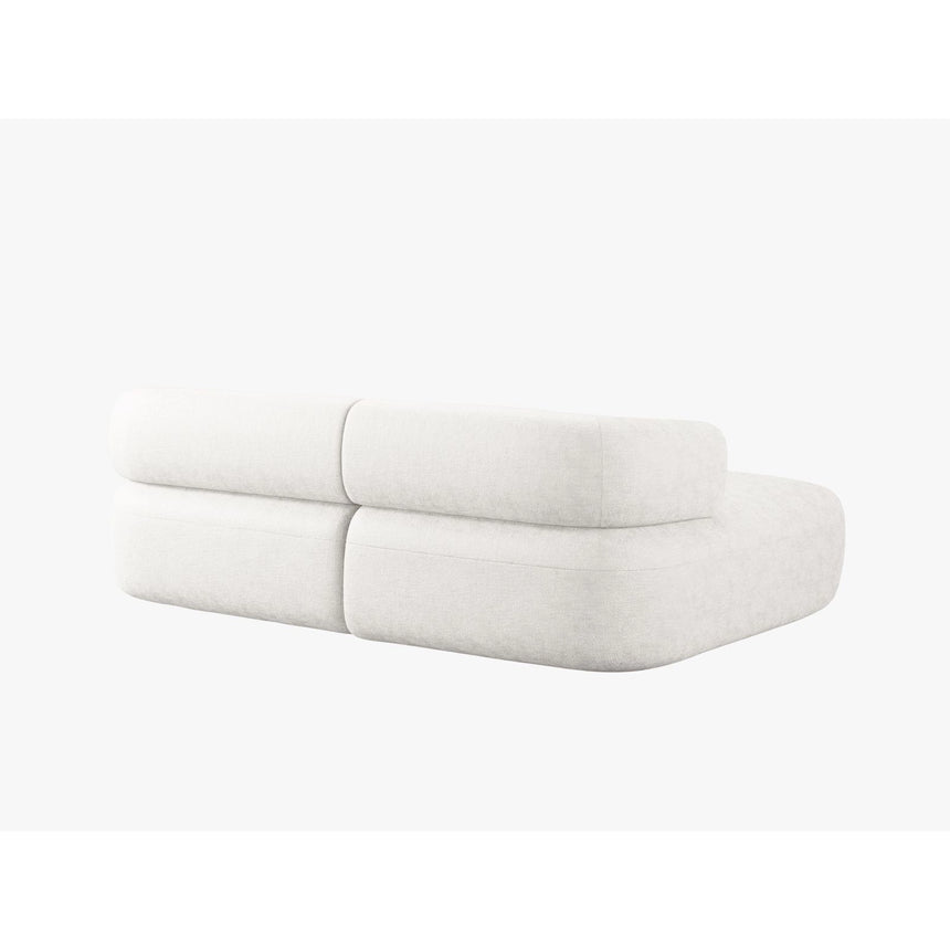 Jenny 5-Sitzer Ecksofa, Linke Seite, aus Samt, Chenille oder Boucle, 200x145 cm von Micadoni – Bild 4