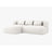Jenny 5-Sitzer Ecksofa, Linke Seite, aus Samt, Chenille oder Boucle, 225x145 cm von Micadoni – Bild 2