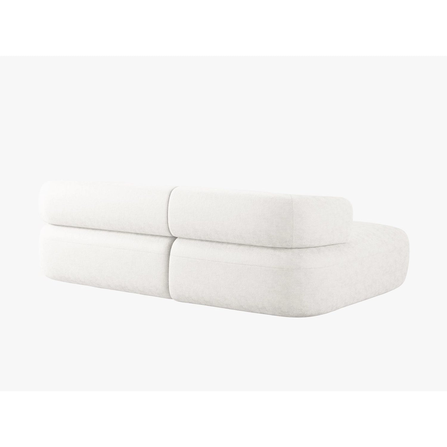 Jenny 5-Sitzer Ecksofa, Linke Seite, aus Samt, Chenille oder Boucle, 225x145 cm von Micadoni – Bild 4