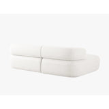 Jenny 5-Sitzer Ecksofa, Linke Seite, aus Samt, Chenille oder Boucle, 225x145 cm von Micadoni – Bild 4