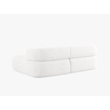 Jenny 5-Sitzer Ecksofa, Rechte Seite, aus Boucle in Elfenbein (Now or Never 01), 200x145 cm von Micadoni – Bild 4