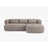 Jenny 5-Sitzer Ecksofa, Rechte Seite, aus Boucle in Hellbraun (Now or Never 16), 225x145 cm von Micadoni – Bild 1