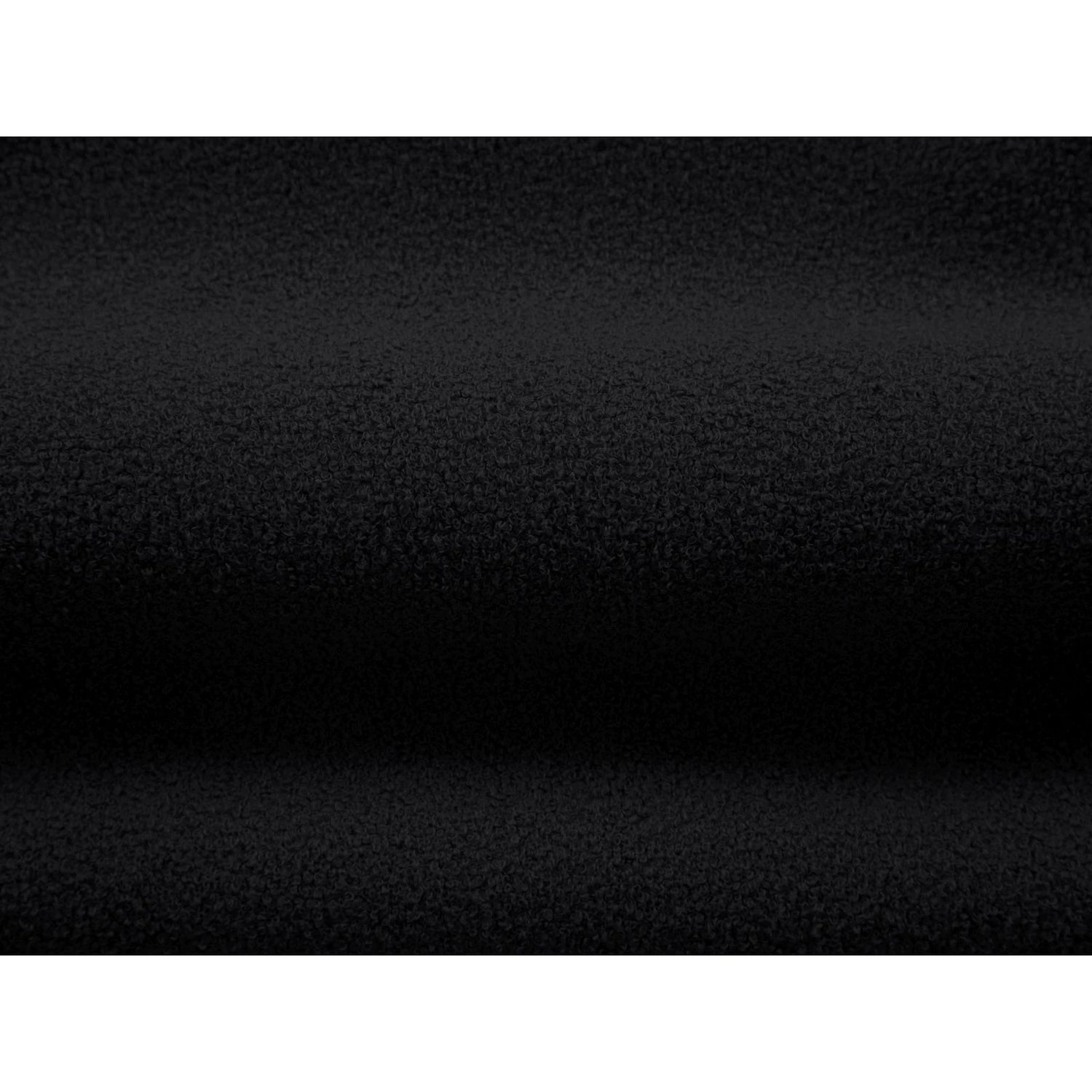 Jenny 5-Sitzer Ecksofa, Rechte Seite, aus Boucle in Schwarz (Now or Never 100), 200x145 cm von Micadoni – Bild 5