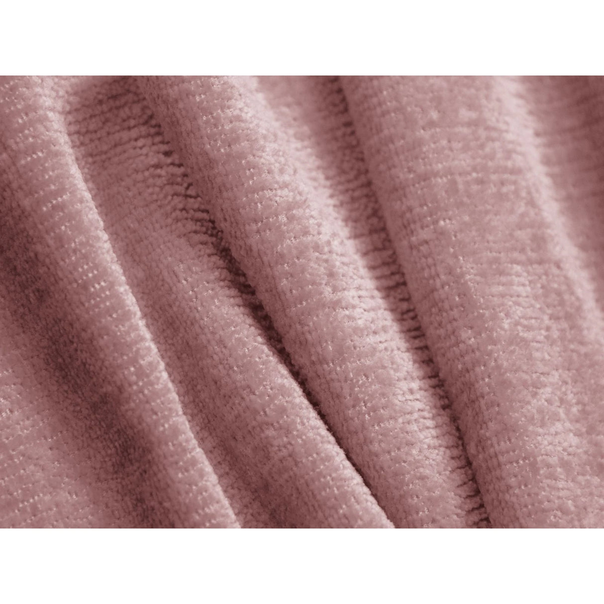 Jenny 5-Sitzer Ecksofa, Rechte Seite, aus Chenille in Rosa (Perfect Harmony 63), 225x145 cm von Micadoni – Bild 5