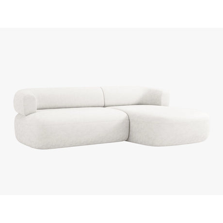 Jenny 5-Sitzer Ecksofa, Rechte Seite, aus Samt, Chenille oder Boucle, 225x145 cm von Micadoni – Bild 3