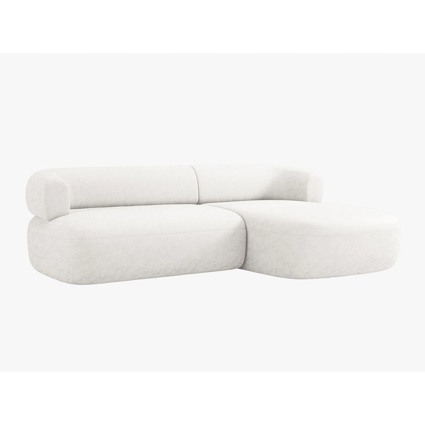 Jenny 5-Sitzer Ecksofa, Rechte Seite, aus Samt, Chenille oder Boucle, 225x145 cm von Micadoni – Bild 3