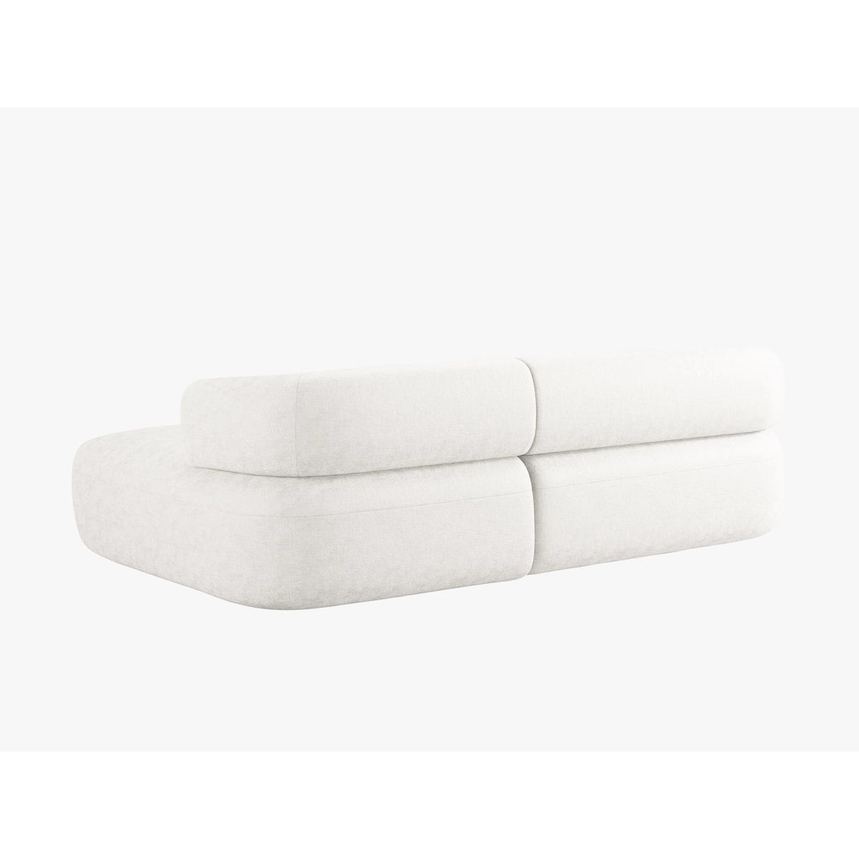 Jenny 5-Sitzer Ecksofa, Rechte Seite, aus Samt, Chenille oder Boucle, 225x145 cm von Micadoni – Bild 4