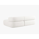 Jenny 5-Sitzer Ecksofa, Rechte Seite, aus Samt, Chenille oder Boucle, 225x145 cm von Micadoni – Bild 4