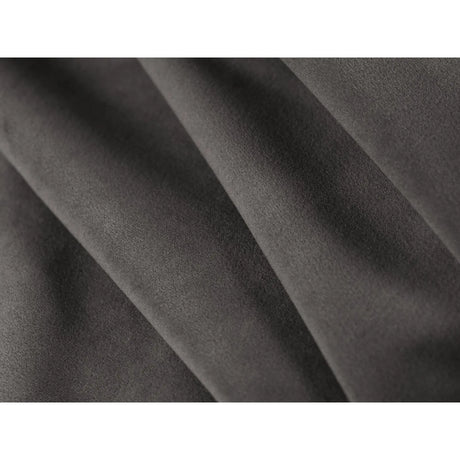 Jenny 5-Sitzer Ecksofa, Rechte Seite, aus Samt in Dunkelgrau (Salvador 18), 225x145 cm von Micadoni – Bild 5
