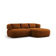 Jenny 5-Sitzer Ecksofa, Rechte Seite, aus Samt in Terrakotta (Salvador 14), 200x145 cm von Micadoni – Bild 2