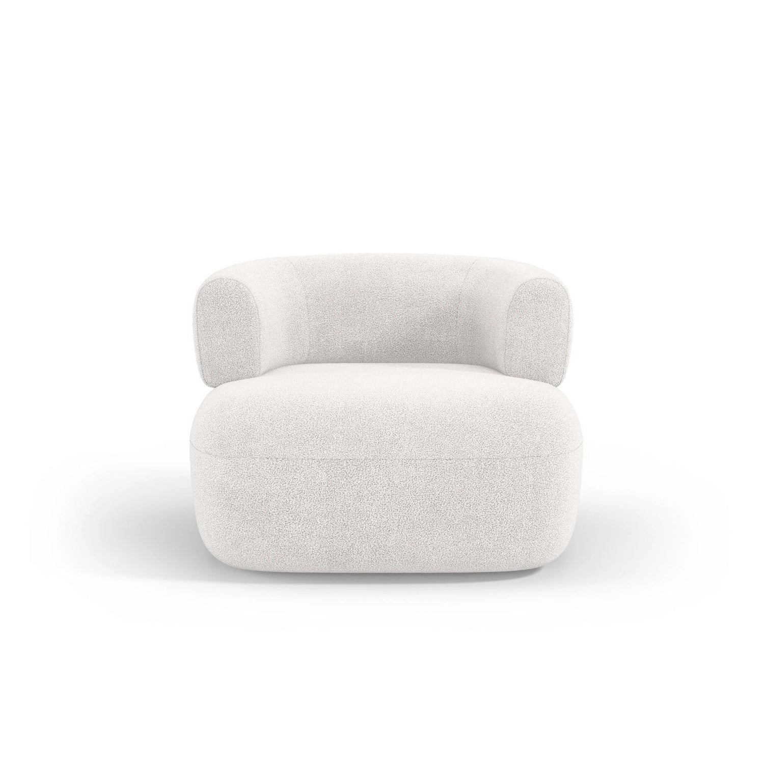 Jenny Sessel aus Boucle in Elfenbein (Now or Never 01), 90x88 cm von Micadoni – Bild 1