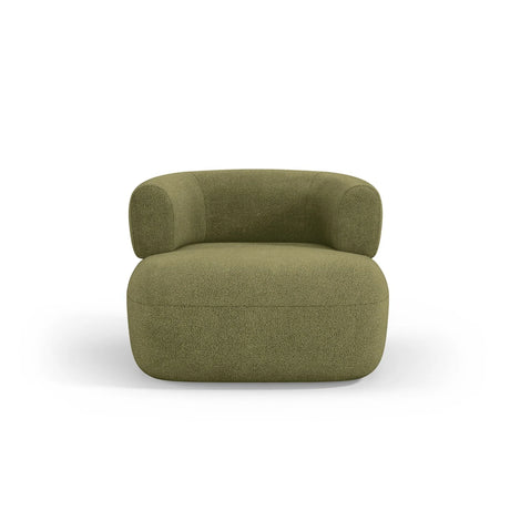 Jenny Sessel aus Boucle in Grün (Now or Never 38), 90x88 cm von Micadoni – Bild 1