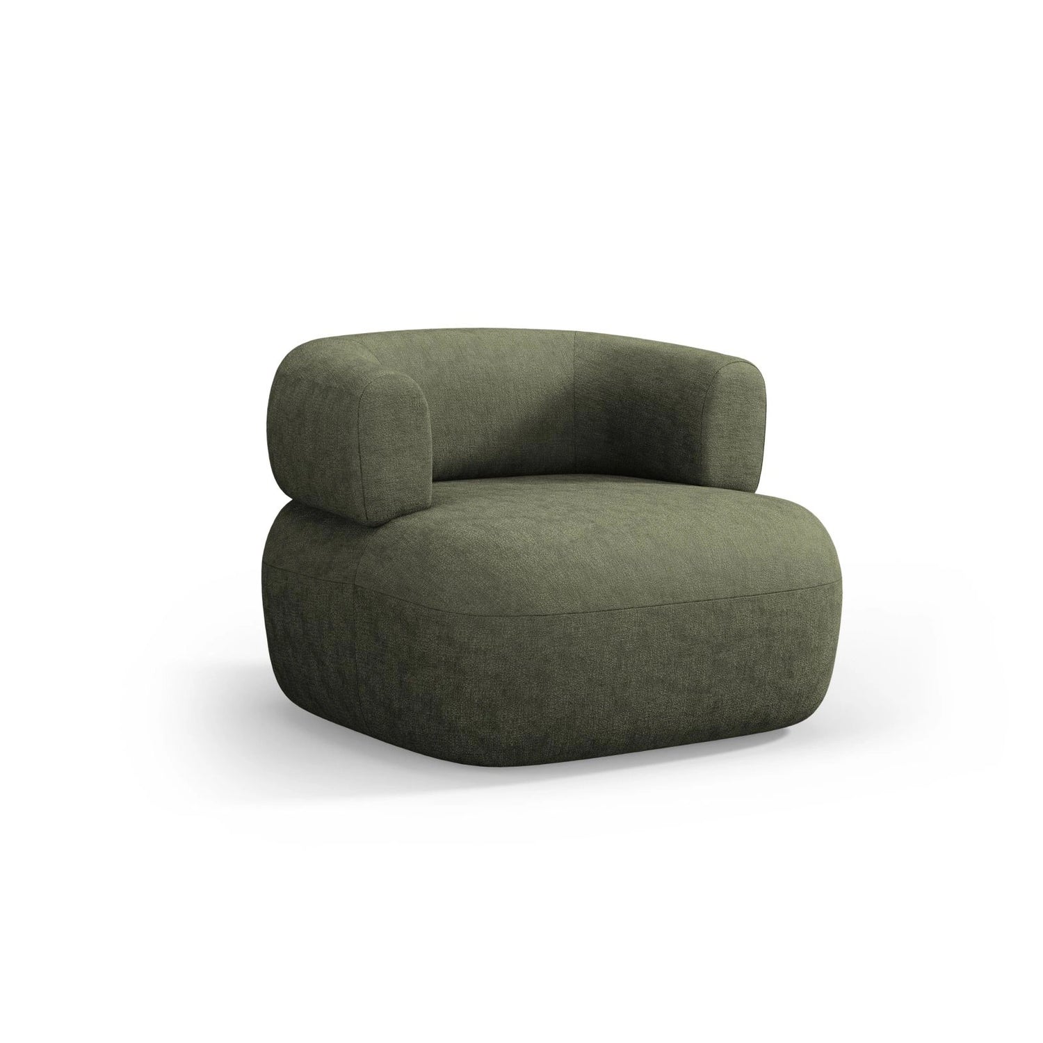 Jenny Sessel aus Chenille in Grün (Perfect Harmony 39), 90x88 cm von Micadoni – Bild 3