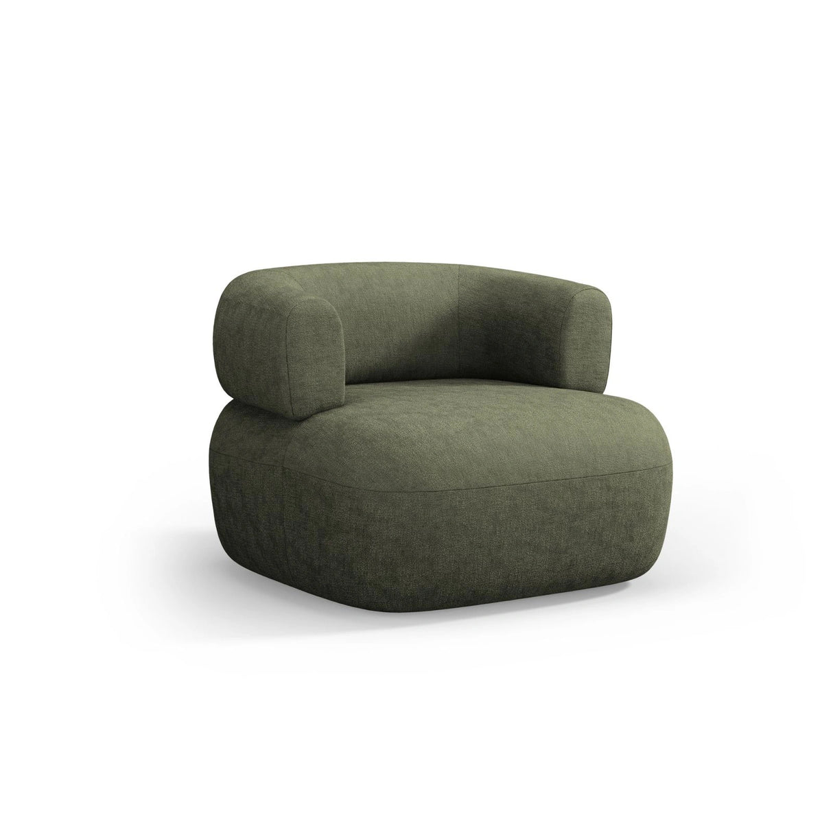 Jenny Sessel aus Chenille in Grün (Perfect Harmony 39), 90x88 cm von Micadoni – Bild 3