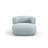 Jenny Sessel aus Chenille in Hellblau (Perfect Harmony 72), 90x88 cm von Micadoni – Bild 1