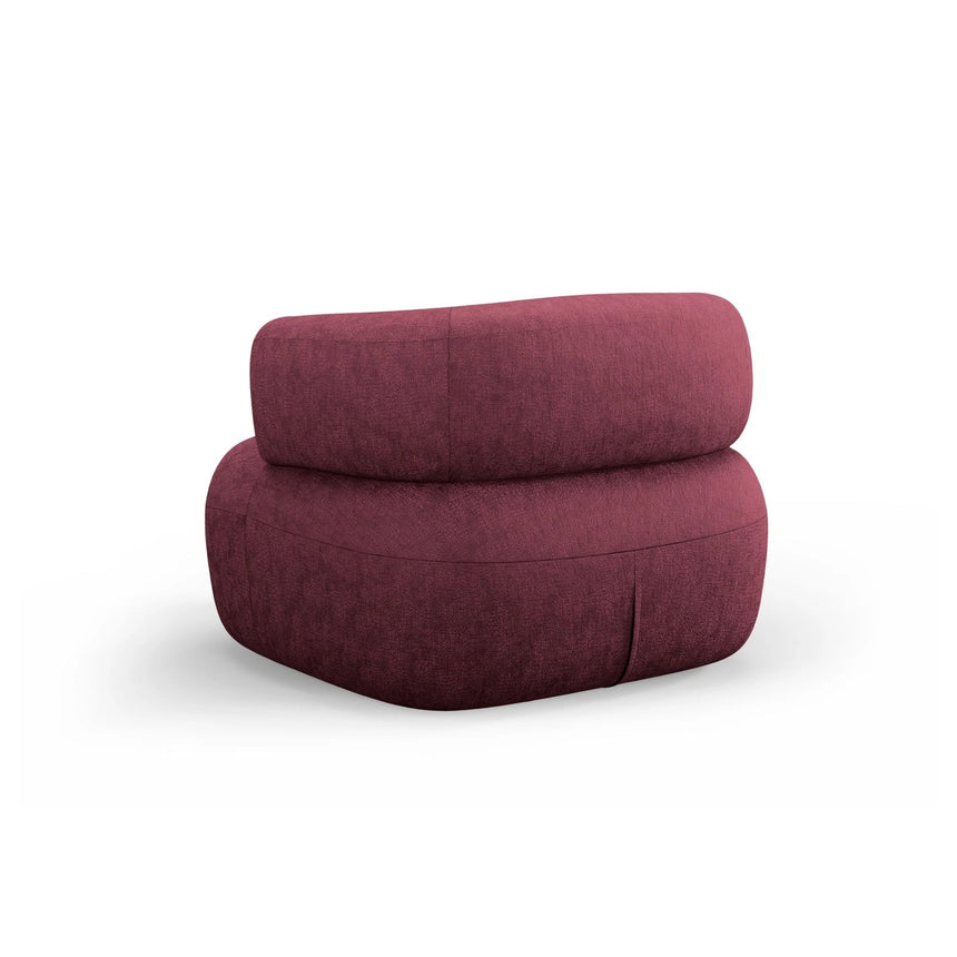 Jenny Sessel aus Chenille in Kirschholz (Perfect Harmony 59), 90x88 cm von Micadoni – Bild 4