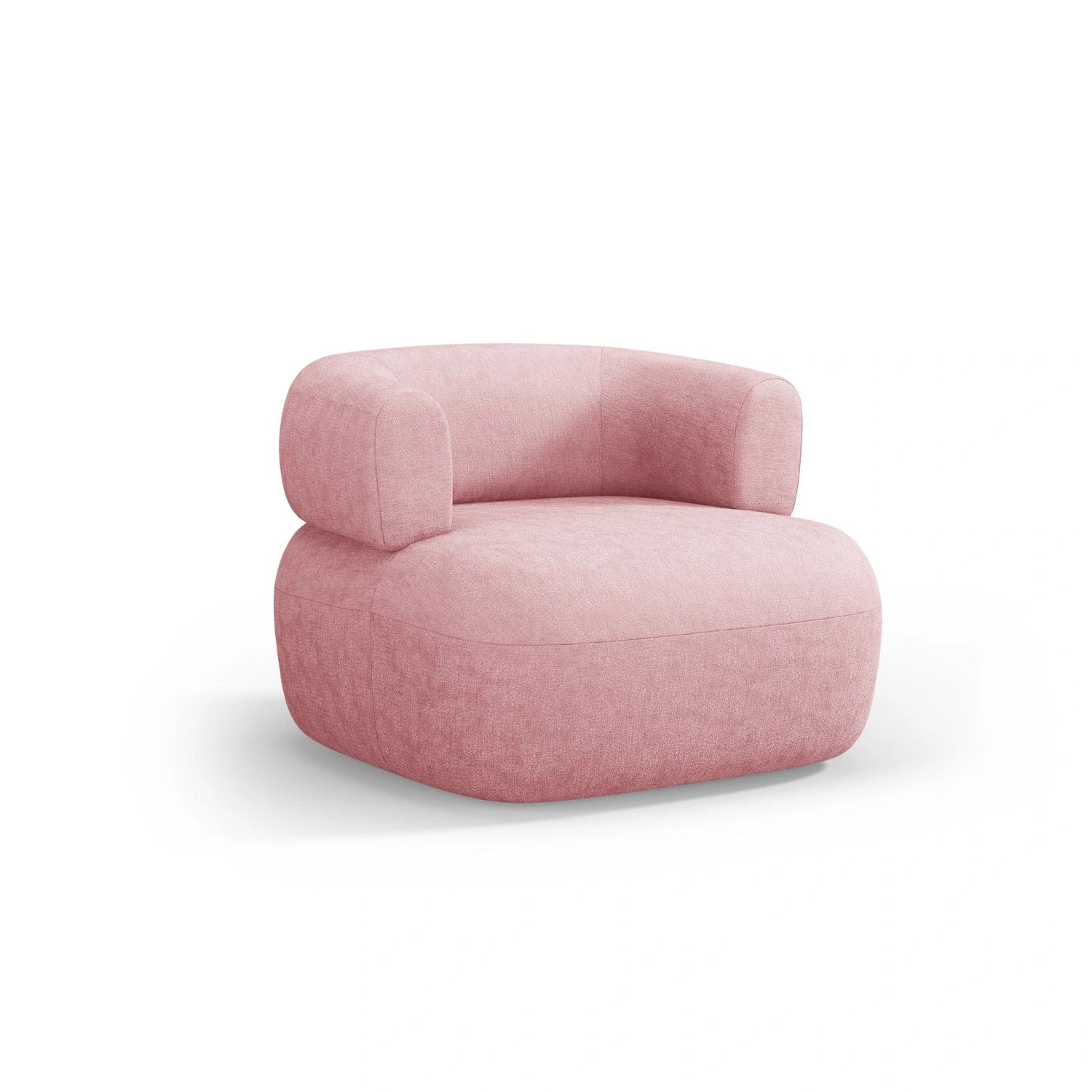 Jenny Sessel aus Chenille in Rosa (Perfect Harmony 63), 90x88 cm von Micadoni – Bild 3