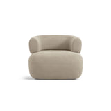 Jenny Sessel aus Samt in Beige (Salvador 1), 90x88 cm von Micadoni – Bild 1