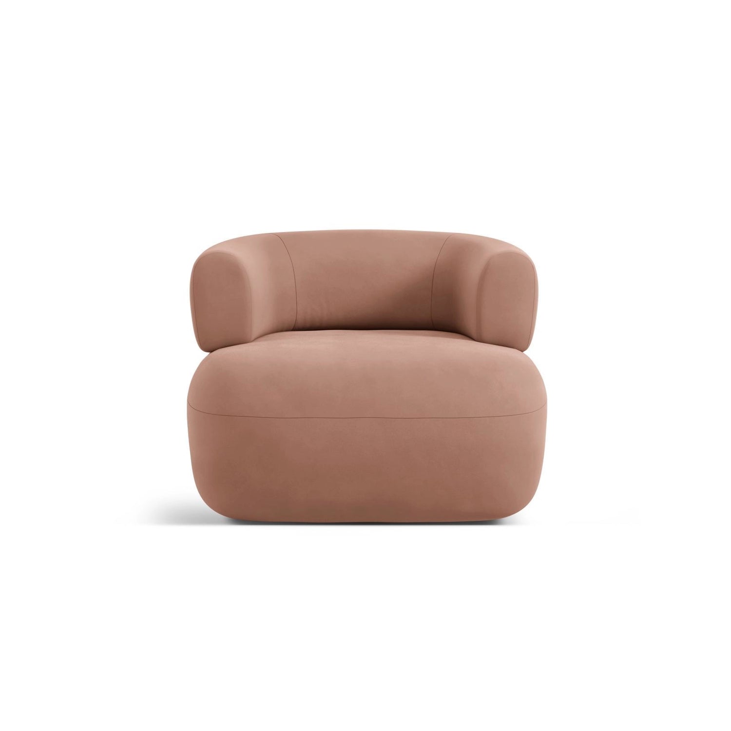 Jenny Sessel aus Samt in Rosa (Salvador 11), 90x88 cm von Micadoni – Bild 1
