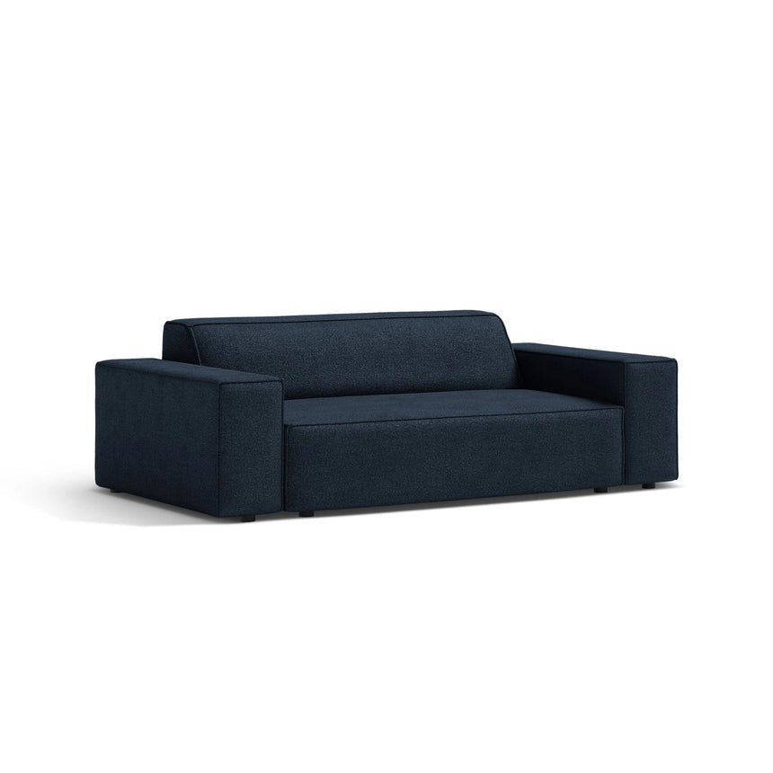 Jodie 2-Sitzer Sofa aus Boucle in Dunkelblau (Baloo 2088), 175x99 cm von Micadoni – Bild 3