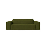 Jodie 2-Sitzer Sofa aus Boucle in Dunkles olivgrün (Baloo 2090), 175x99 cm von Micadoni – Bild 1