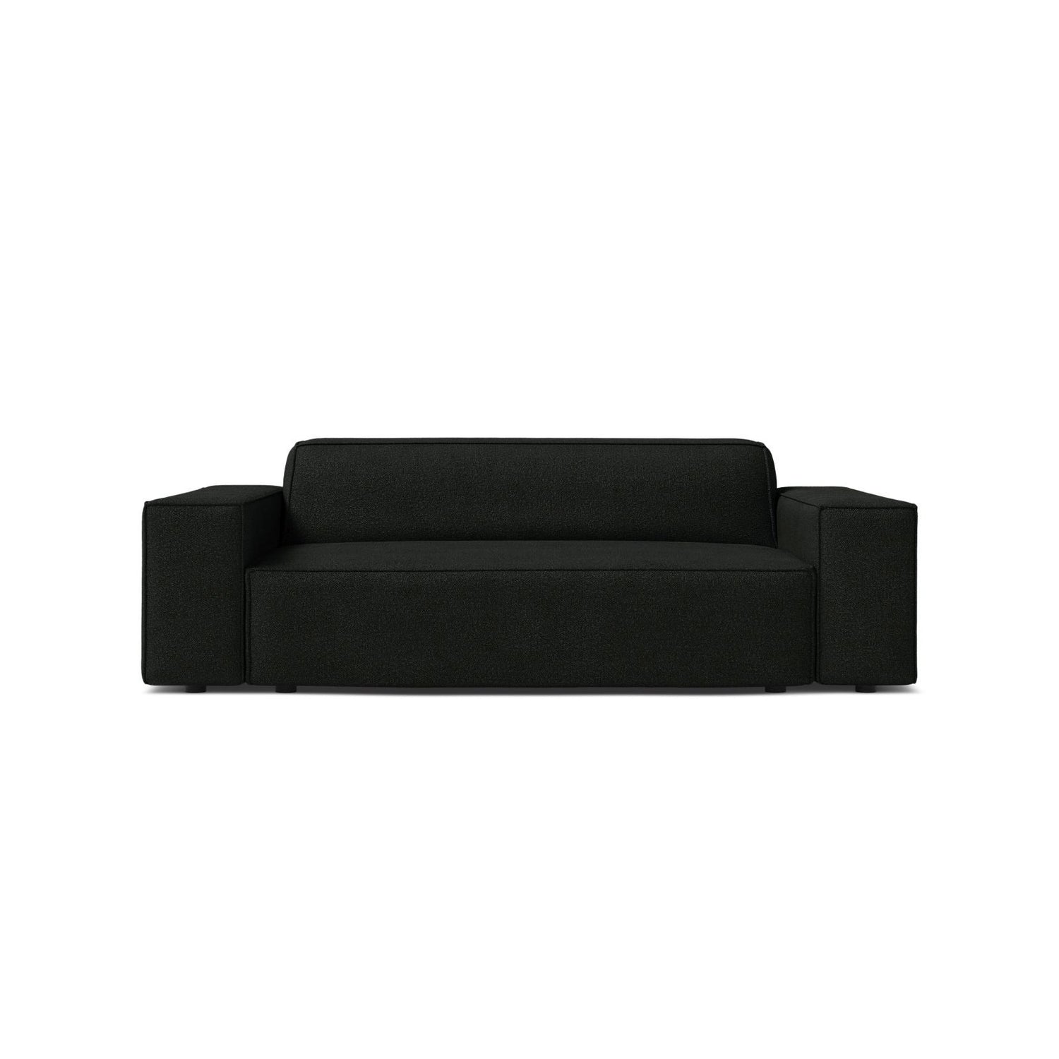 Jodie 2-Sitzer Sofa aus Boucle in Schwarz (Baloo 2082), 175x99 cm von Micadoni – Bild 1