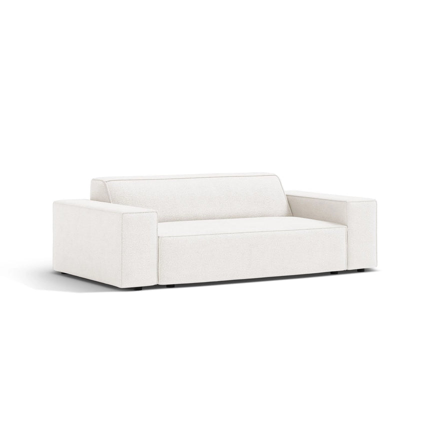 Jodie 2-Sitzer Sofa aus Samt, Boucle oder Strukturstoff, 175x99 cm von Micadoni – Bild 3