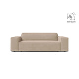 Jodie 2-Sitzer Sofa aus Samt in Beige (Venus 2928), 175x99 cm von Micadoni – Bild 1