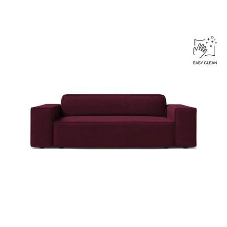 Jodie 2-Sitzer Sofa aus Samt in Burgundy (Venus 2932), 175x99 cm von Micadoni – Bild 1