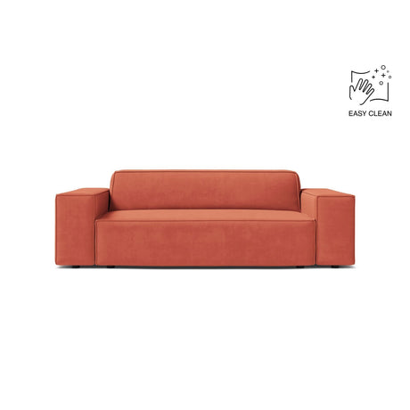 Jodie 2-Sitzer Sofa aus Samt in Coral (Venus 2933), 175x99 cm von Micadoni – Bild 1