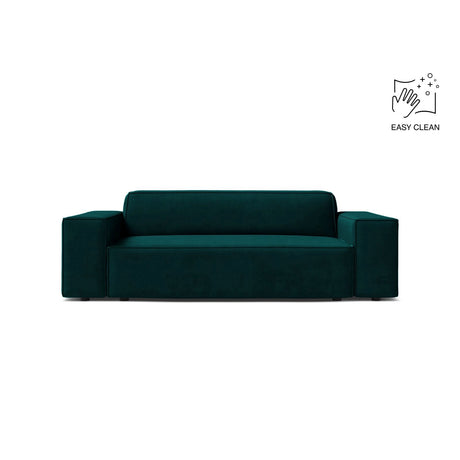 Jodie 2-Sitzer Sofa aus Samt in Deep Petrol (Venus 2911), 175x99 cm von Micadoni – Bild 1